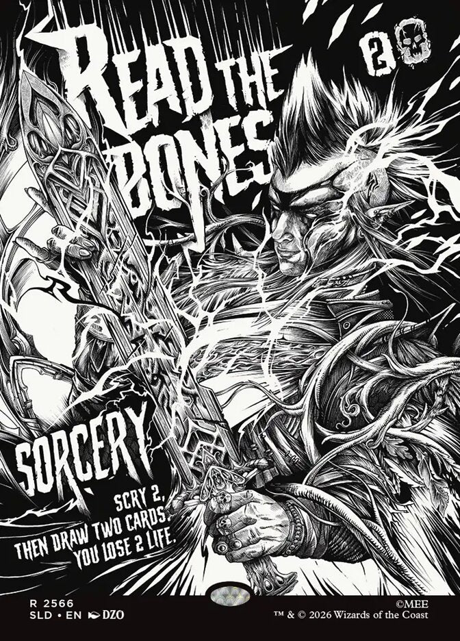Read the Bones - Secret Lair Drop #2566 (Lightly Played Foil)