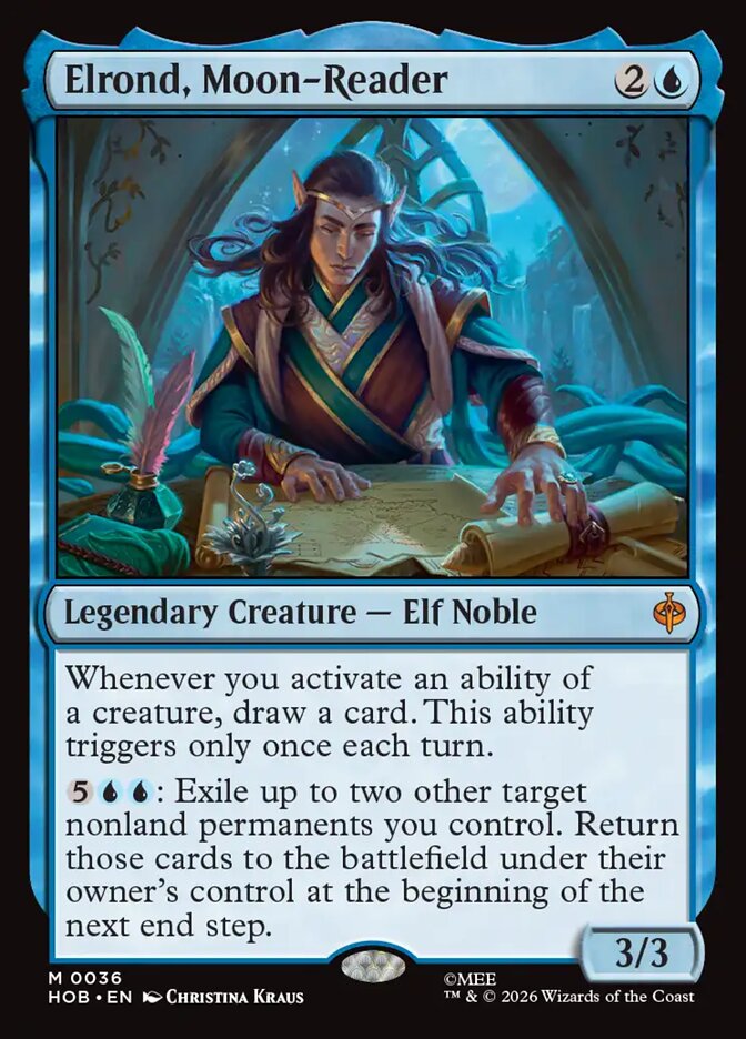 Elrond, Moon-Reader - The Hobbit #36 (Lightly Played)