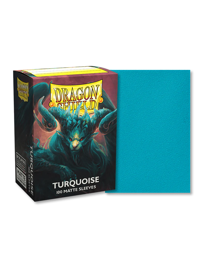 Dragon Shield 100Ct Box Matte Turquoise