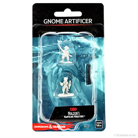 WizKids Dungeons & Dragons Nolzur's Marvelous Miniatures Unpainted Minis Wave 14 Gnome Artificer Male