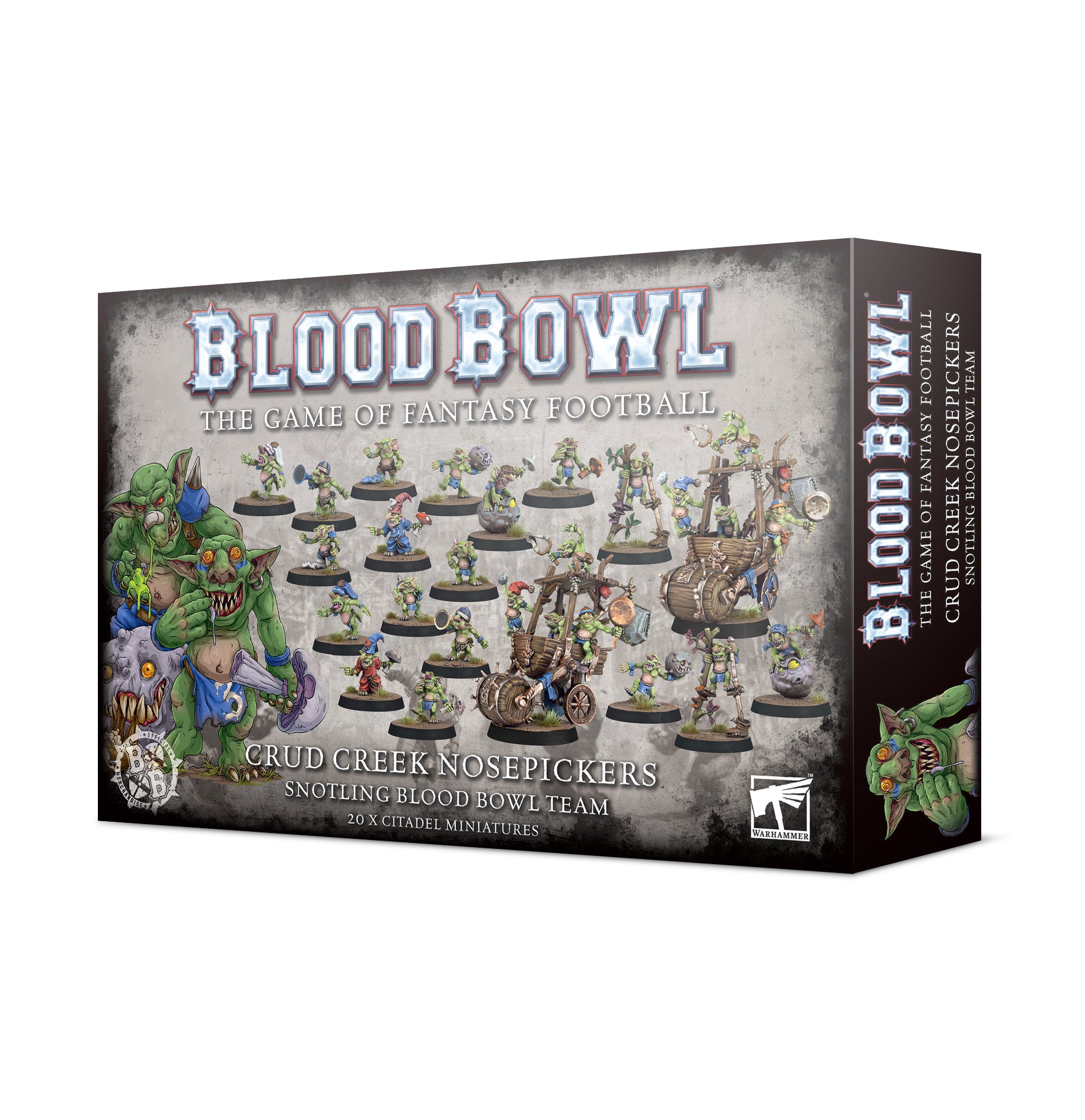 Warhammer Snotling Blood Bowl Team The Mighty Crud-Creek Nosepickers