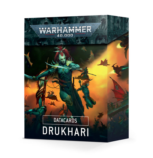 Games Workshop Drukhari Datasheet Cards