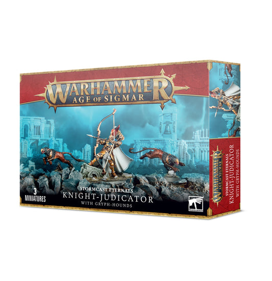 Warhammer Age of Sigmar: Stormcast Eternals: Knight-Judicator With Gryph-Hounds