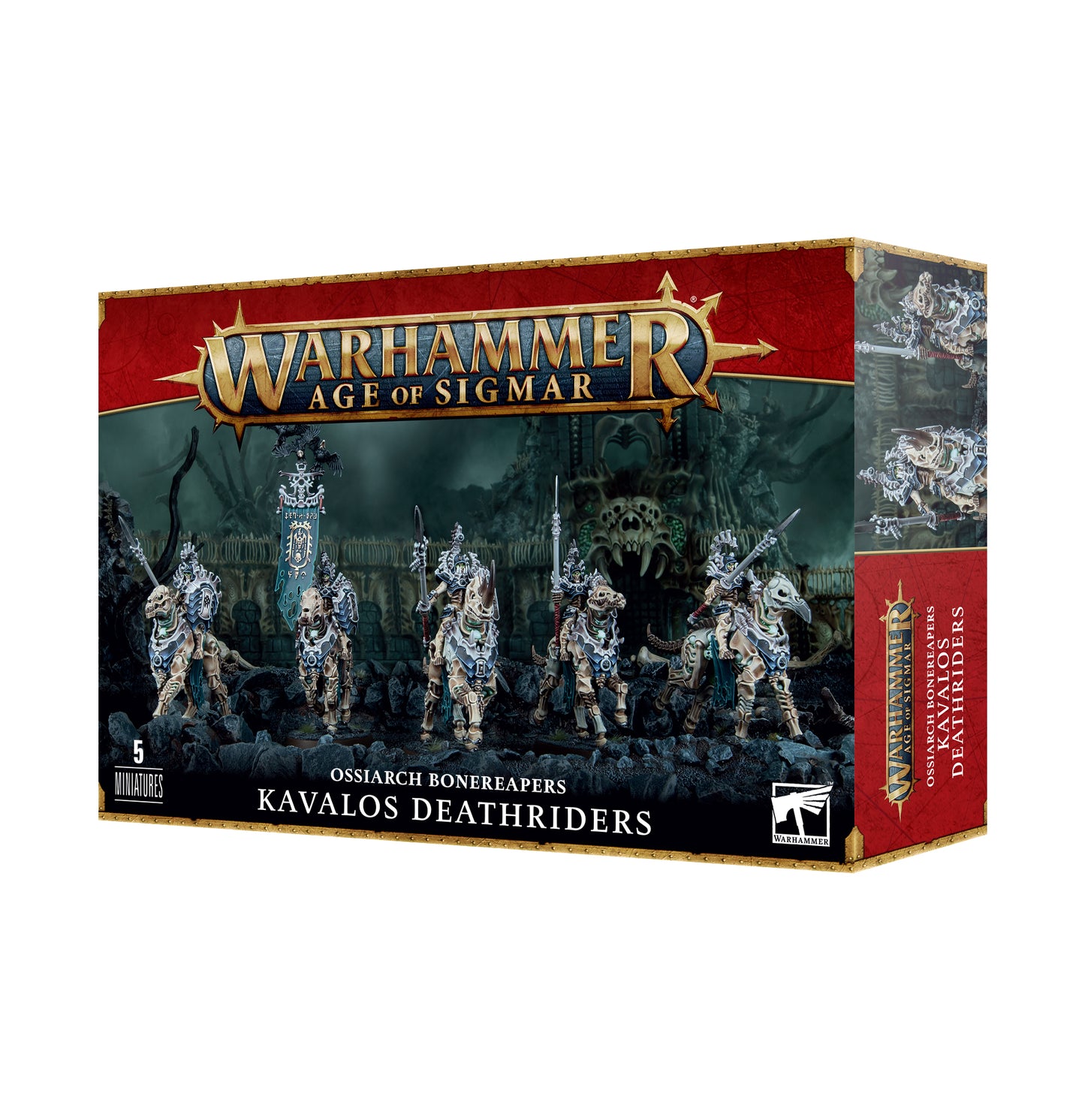 Warhammer Age of Sigmar Ossiarch Bonereapers Kavalos Deathriders