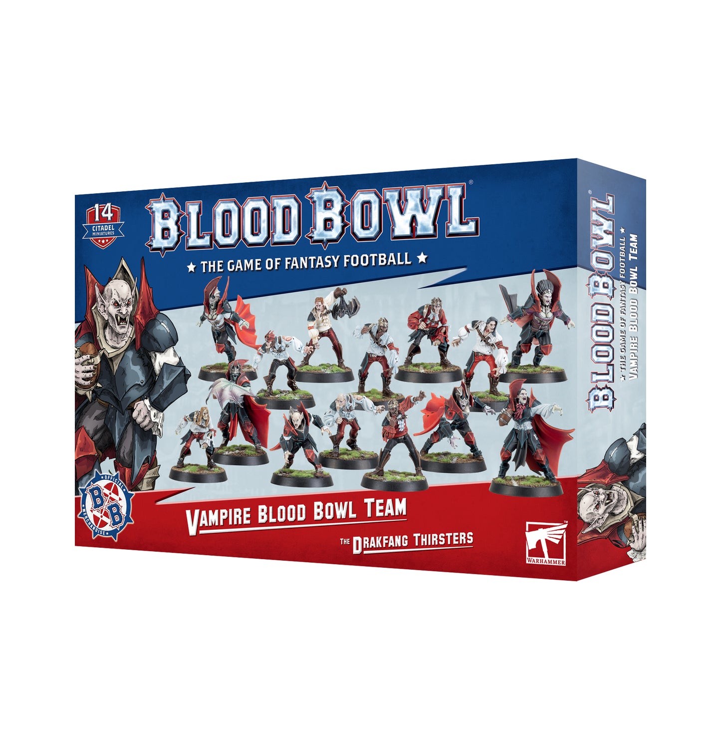 Warhammer Vampire Blood Bowl Team The Drakfang Thirsters