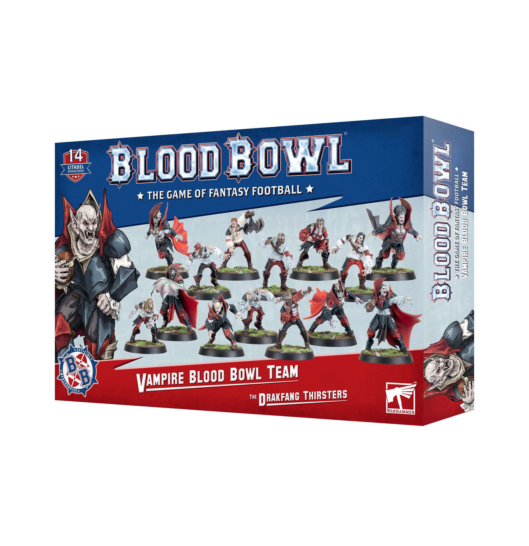 Warhammer Vampire Blood Bowl Team The Drakfang Thirsters
