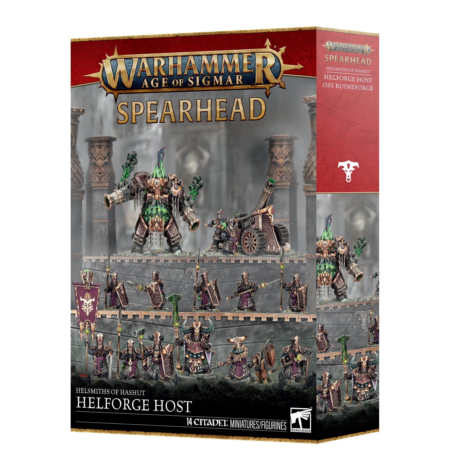 Warhammer Age of Sigmar Helsmiths of Hashut Spearhead Helforge Host