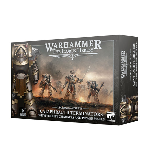 Warhammer The Horus Heresy Legiones Astartes Cataphractii Terminators with Volkite Chargers and Power Mauls