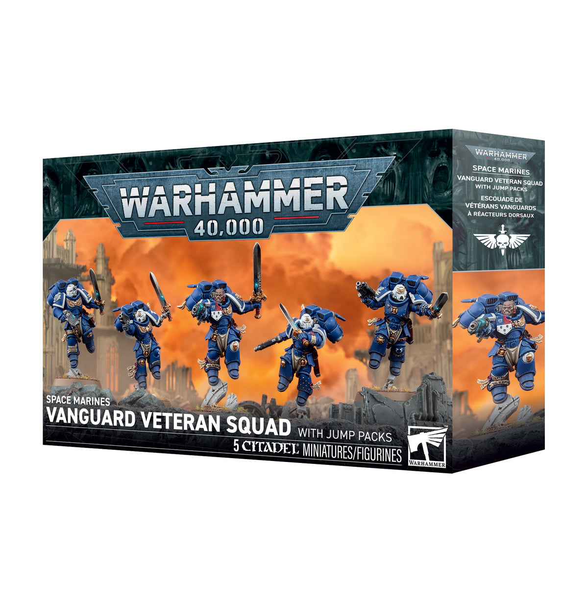 Warhammer 40,000: Space Marines- Vanguard Veteran Squad with Jump Packs