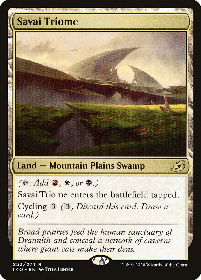 Savai Triome - Ikoria: Lair of Behemoths #253 (Lightly Played)
