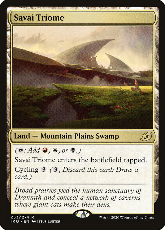 Savai Triome - Ikoria: Lair of Behemoths #253 (Lightly Played)
