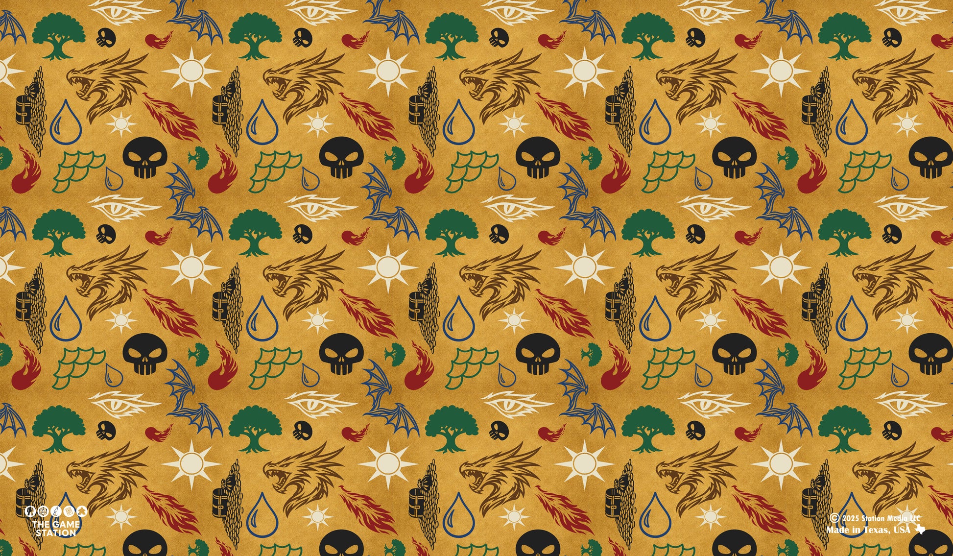 Dragon Pattern TCG Playmat 24x14
