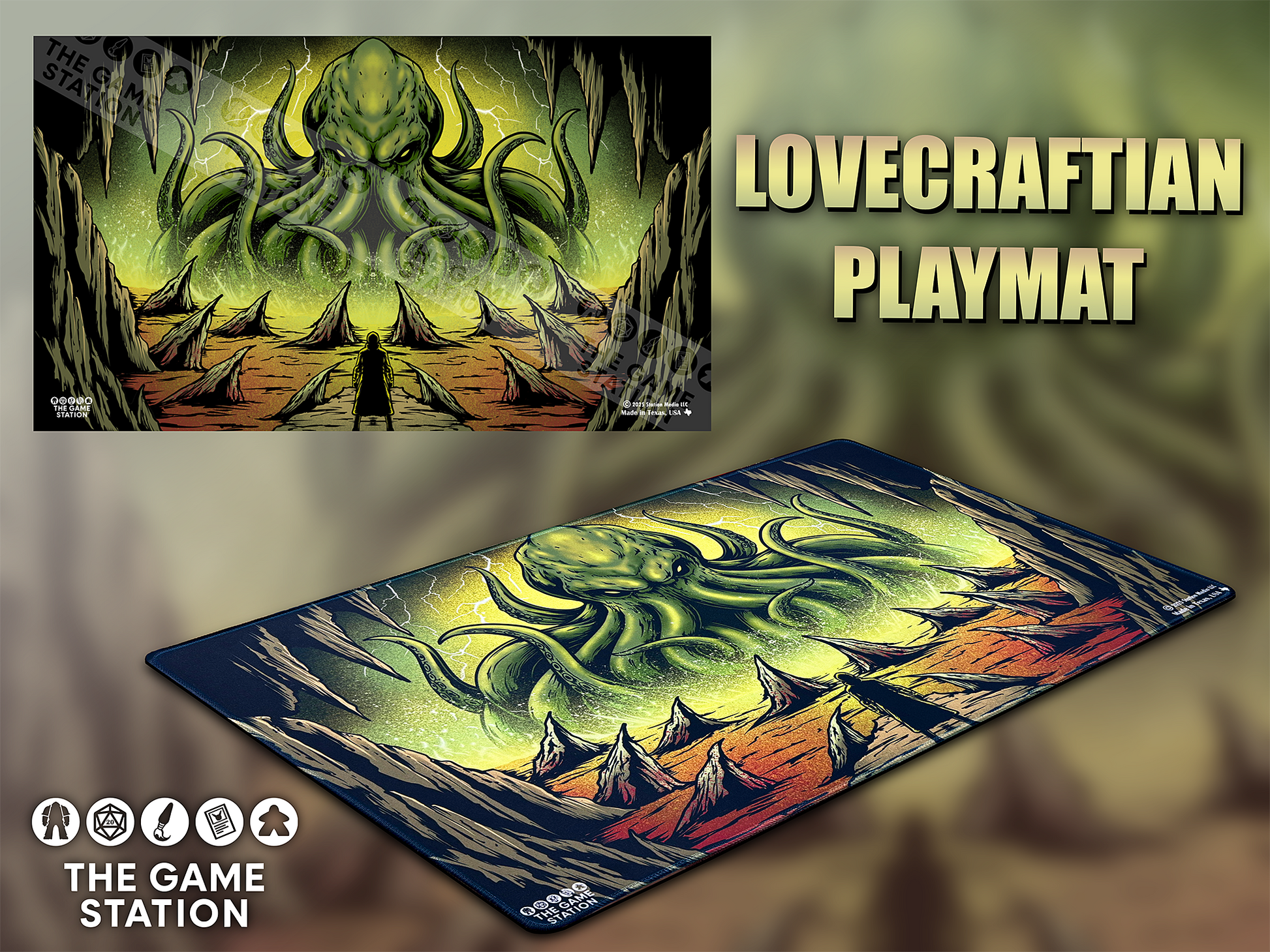 Lovecraftian Horror TCG Playmat 24x14