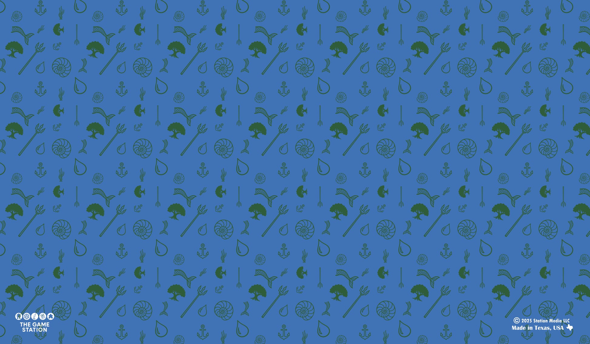 Merfolk Pattern TCG Playmat 24x14