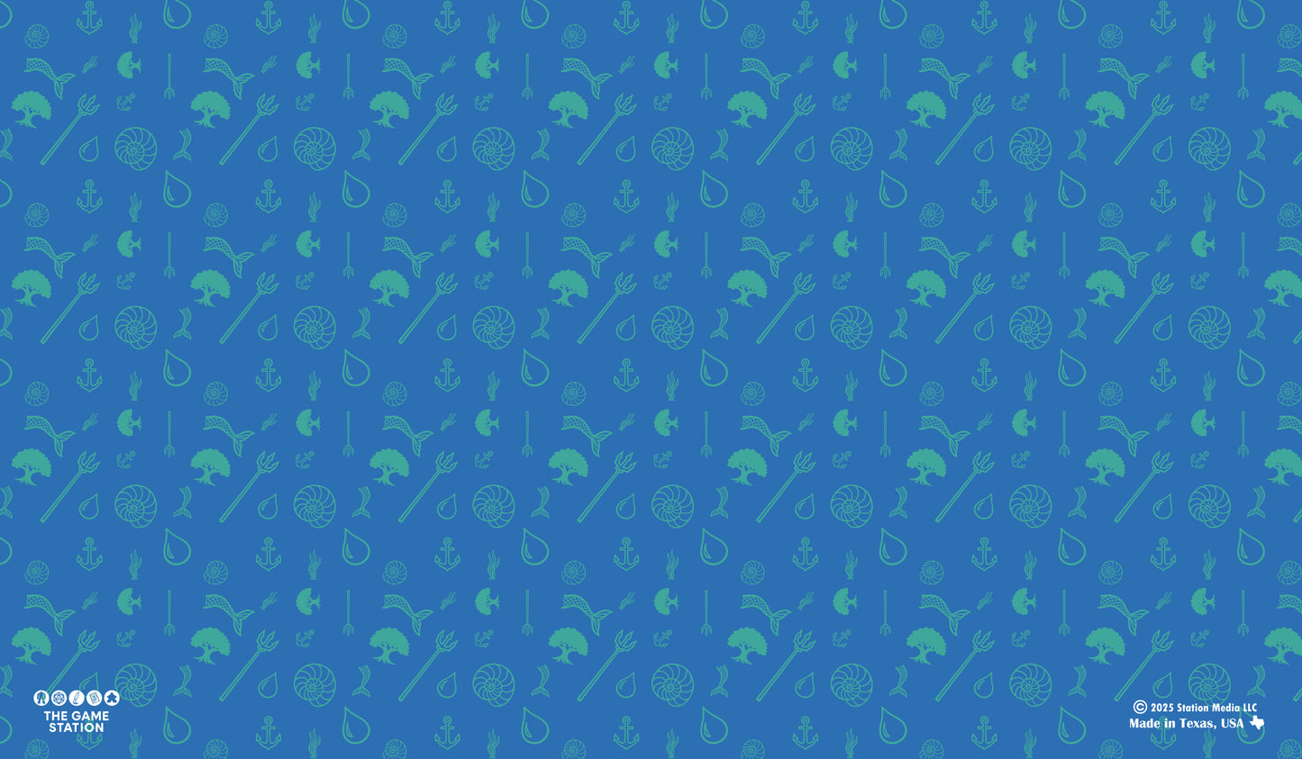 Merfolk Pattern TCG Playmat 24x14
