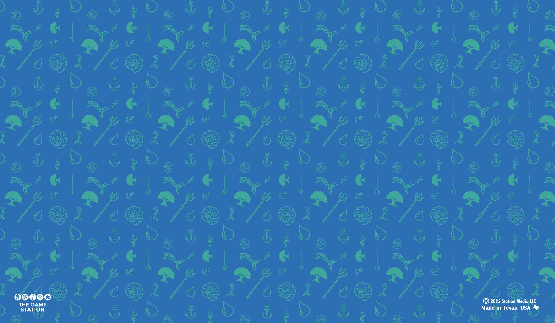 Merfolk Pattern TCG Playmat 24x14