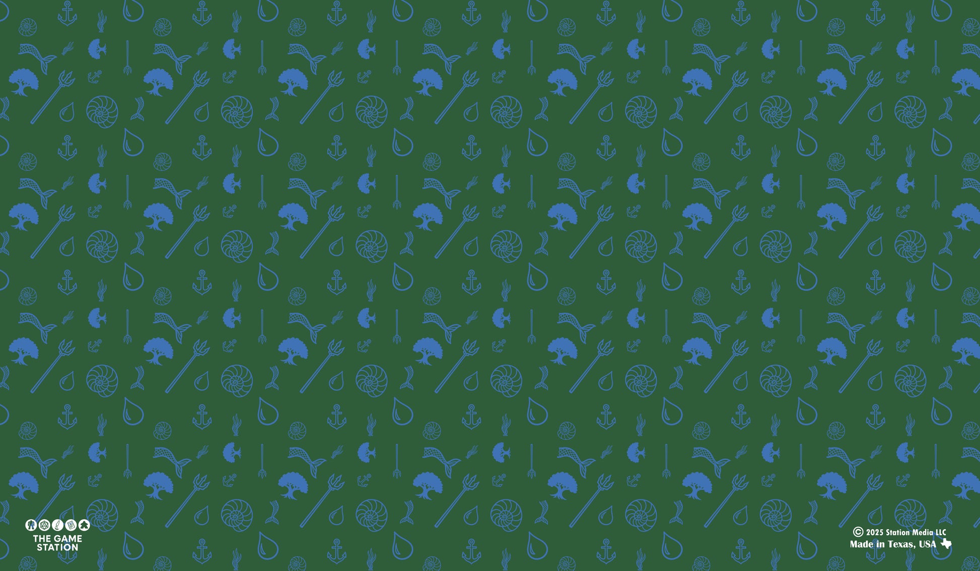 Merfolk Pattern TCG Playmat 24x14