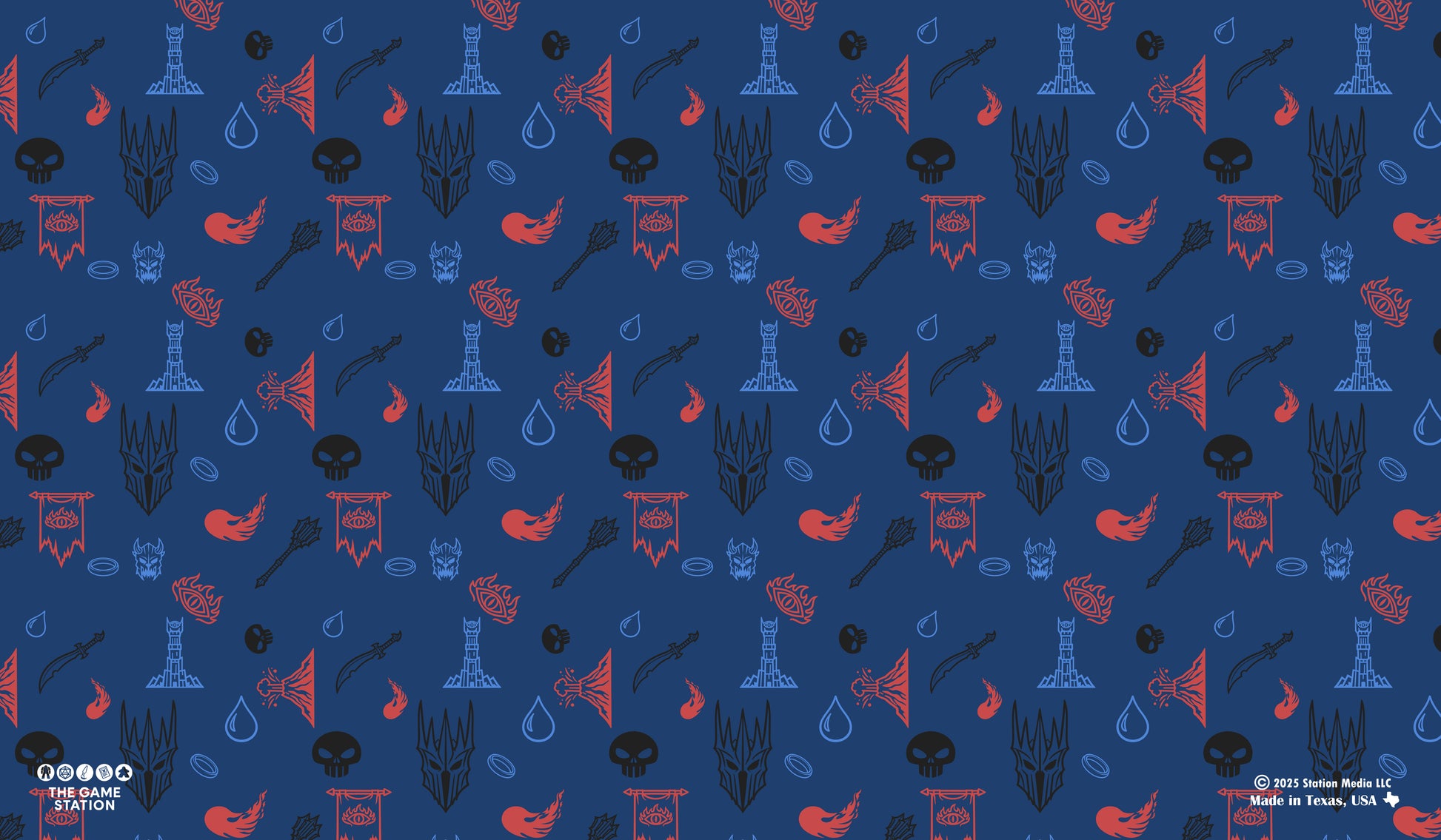 Dark Lord Pattern TCG Playmat 24x14