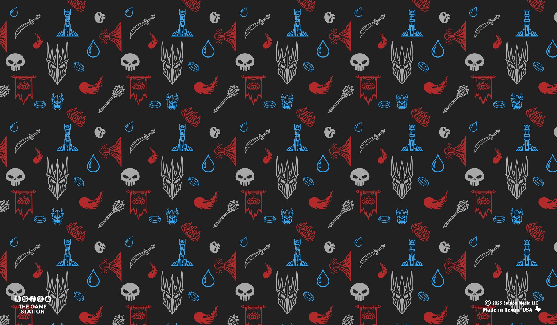 Dark Lord Pattern TCG Playmat 24x14