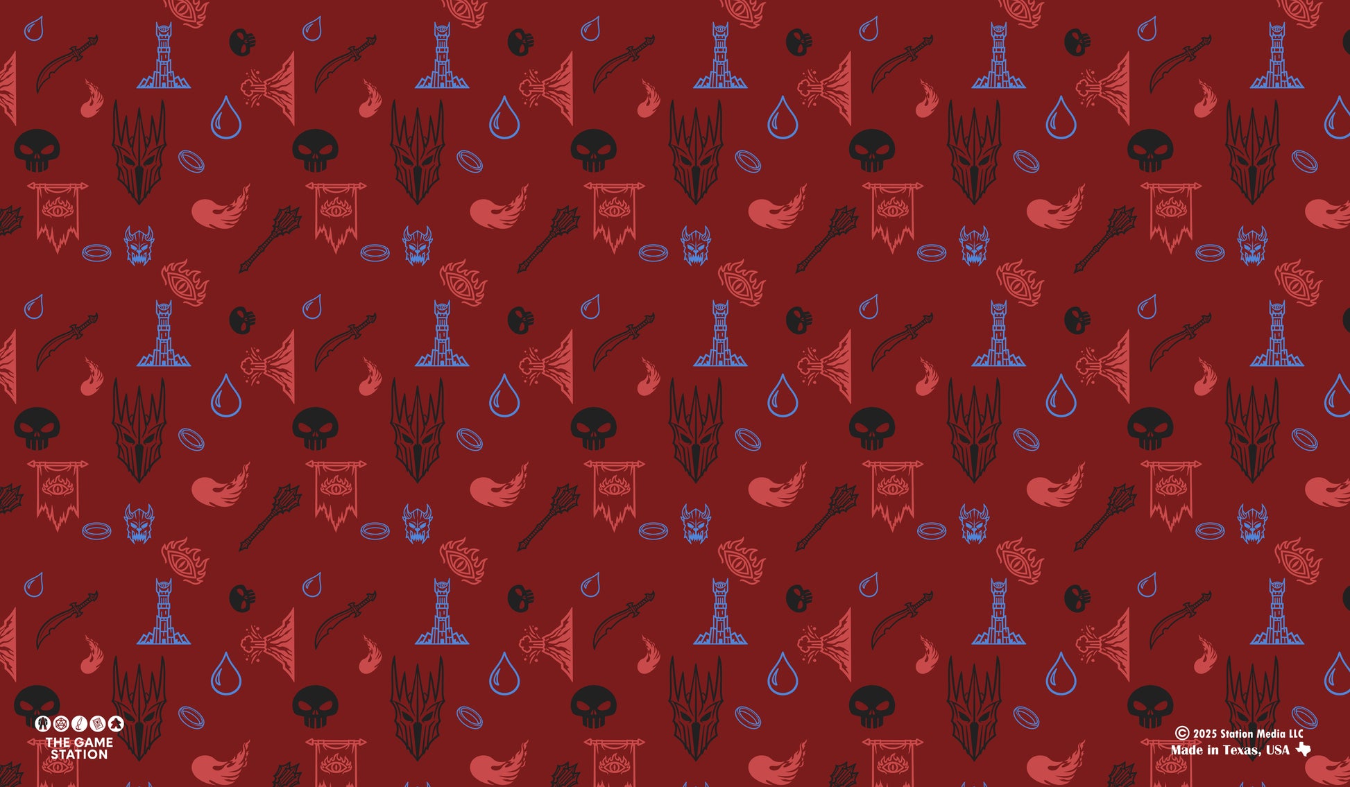Dark Lord Pattern TCG Playmat 24x14