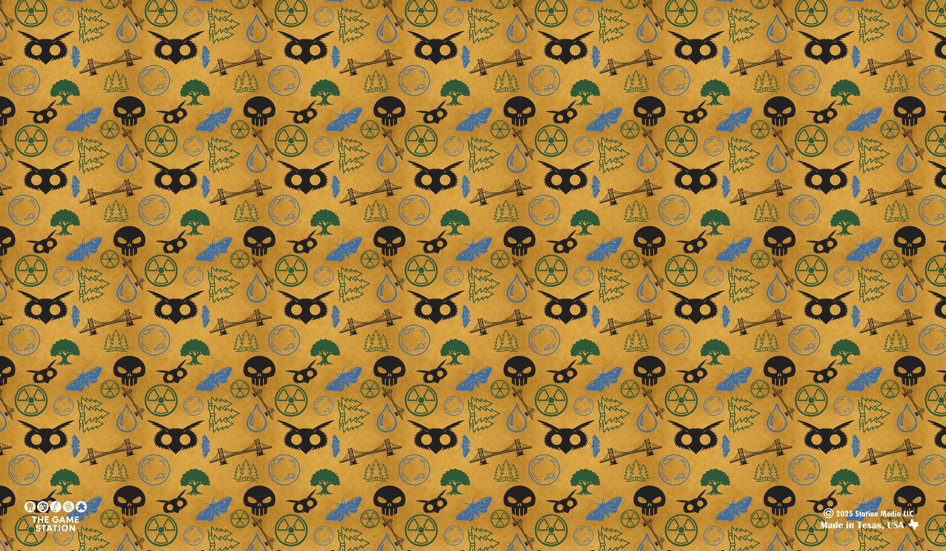 Mothman Pattern TCG Playmat 24x14