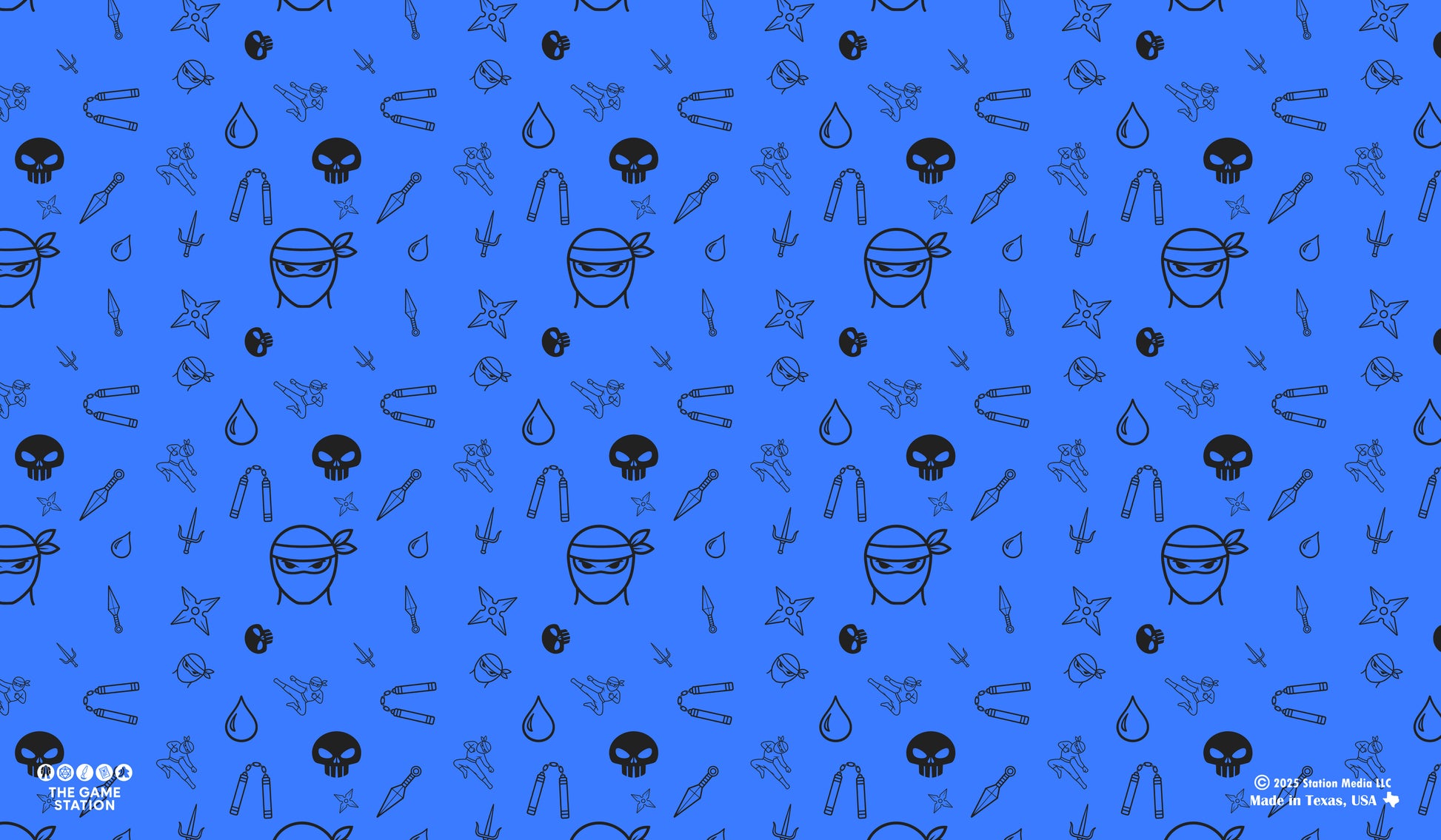 Ninja Pattern TCG Playmat 24x14