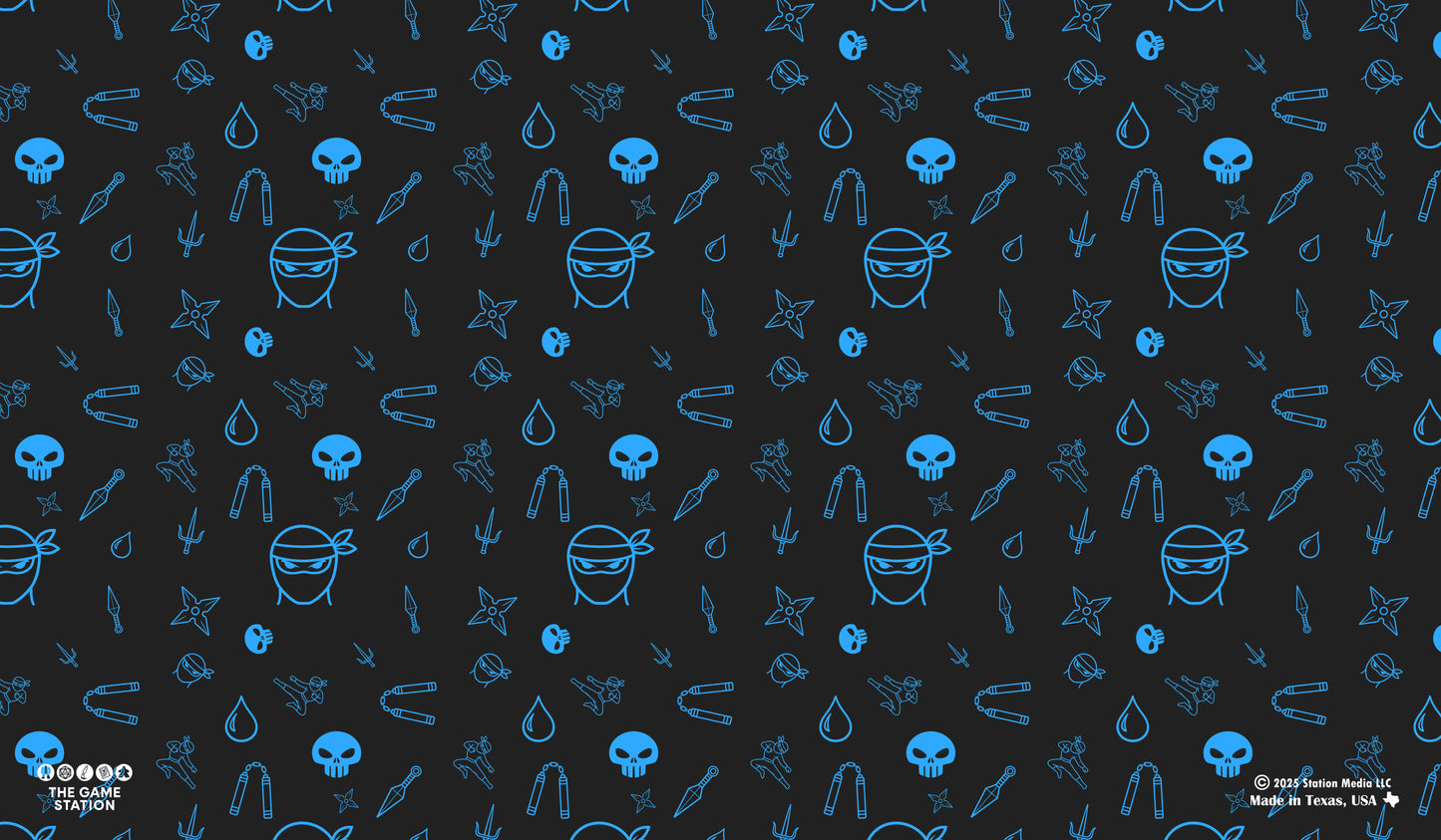 Ninja Pattern TCG Playmat 24x14