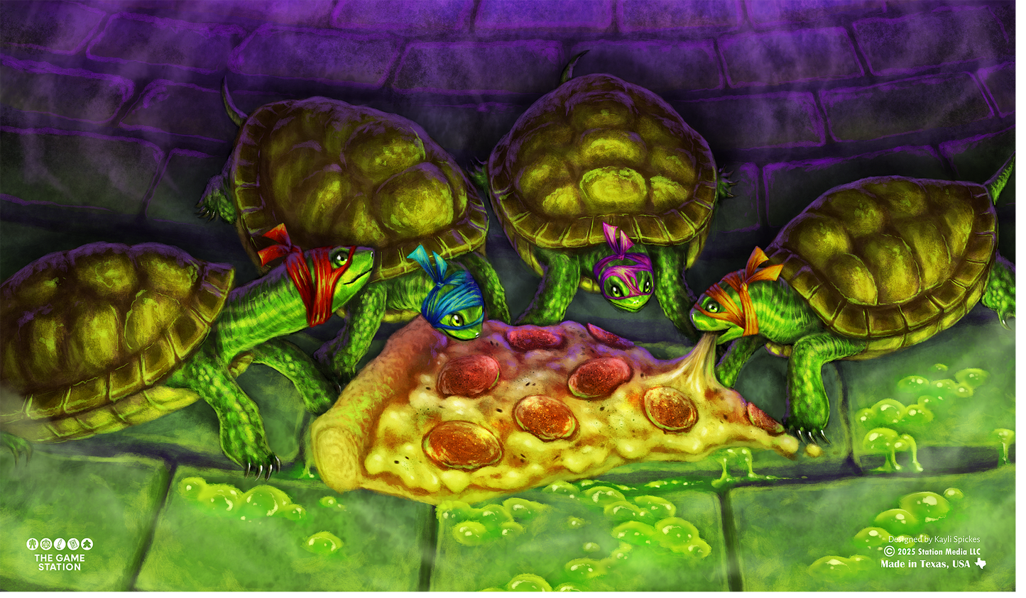 Pizza Shell Reptilian Playmat