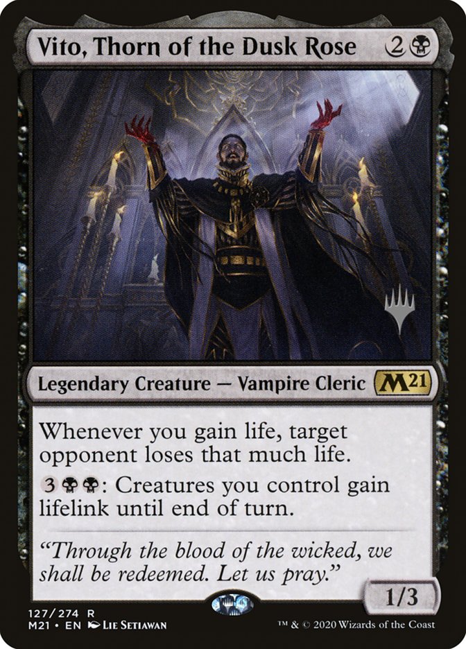 Vito, Thorn of the Dusk Rose - Media Promos #127 (Lightly Played Foil)