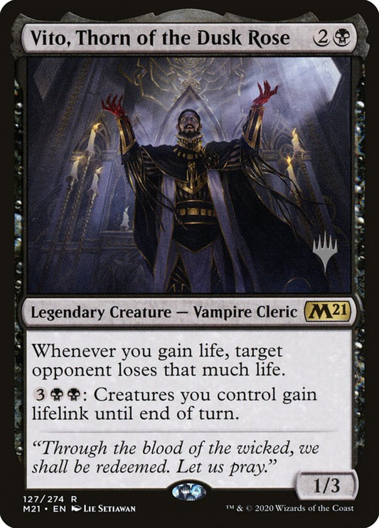 Vito, Thorn of the Dusk Rose - Media Promos #127 (Lightly Played Foil)