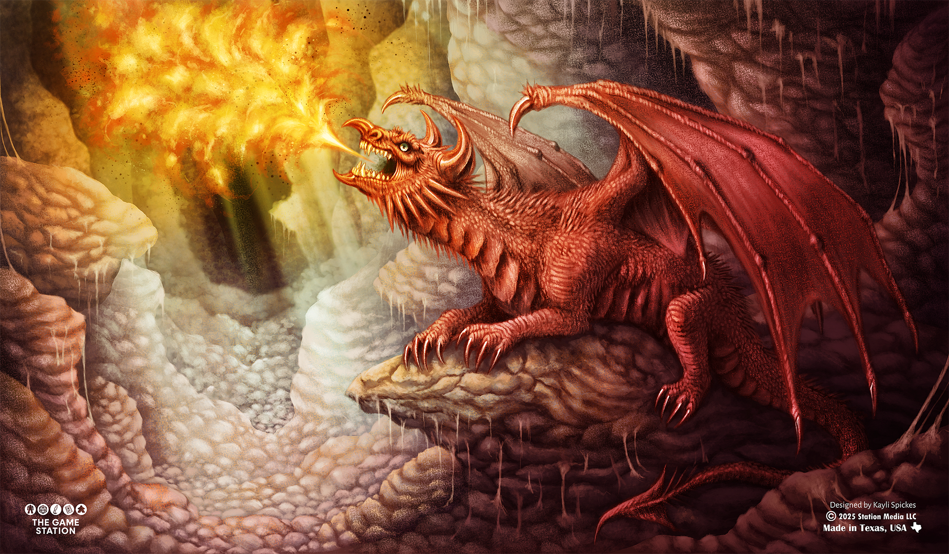 Red Dragon TCG Playmat 24x14