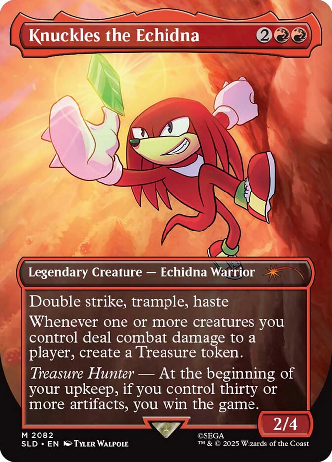 Knuckles the Echidna - Secret Lair Drop Series #2082 (Lightly Played)