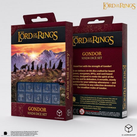 7-Die Set: The Lord of the Rings - Gondor 10xD6 Dice Set