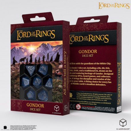 7-Die Set: The Lord of the Rings - Gondor Dice Set