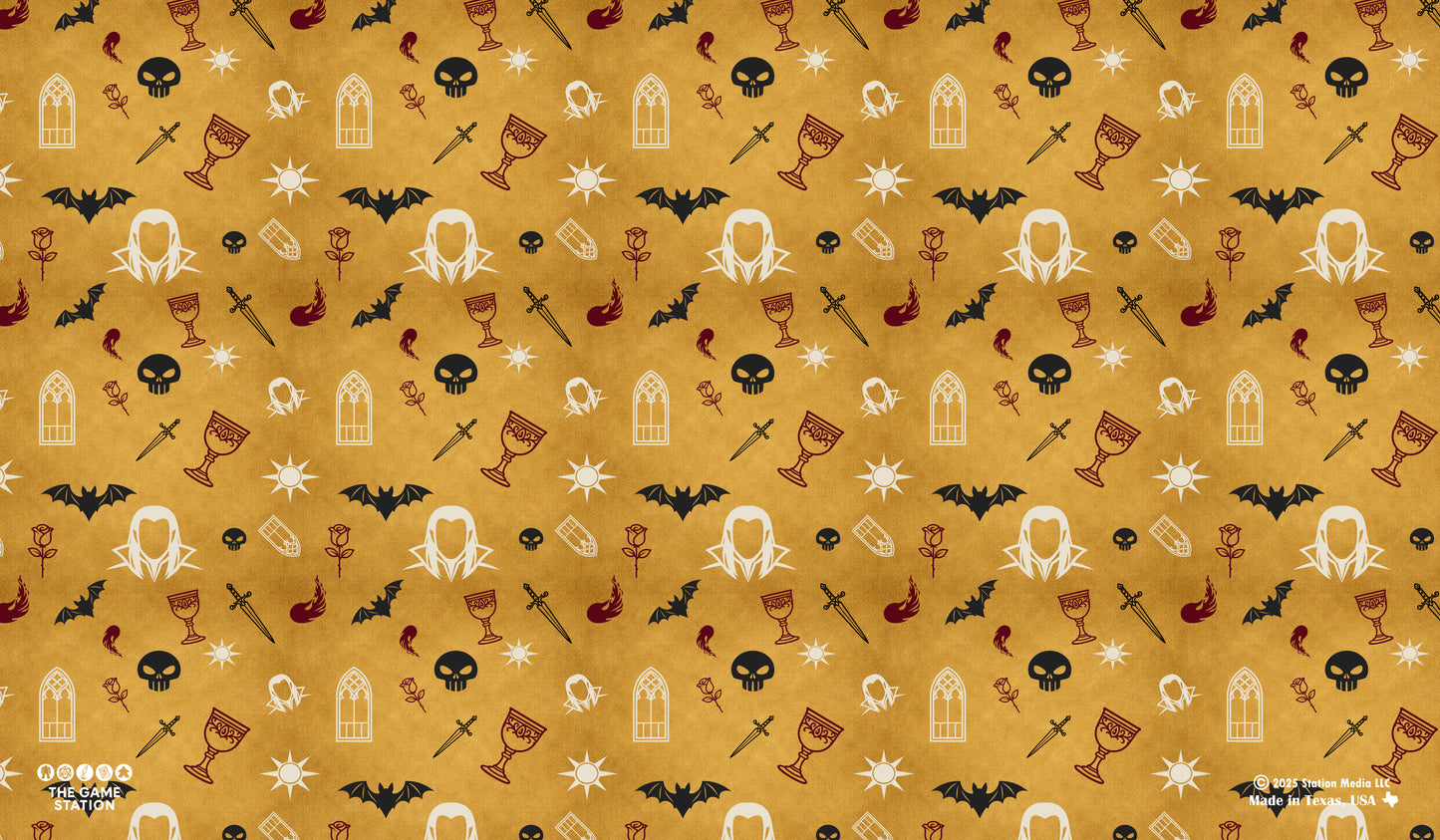 Vampire Pattern TCG Playmat 24x14