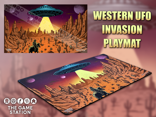 Wester UFO Invasion TCG Playmat 24x14