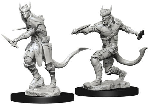 WizKids Dungeons & Dragons Nolzur's Marvelous Miniatures Unpainted Minis Wave 5 Tiefling Male Rogue