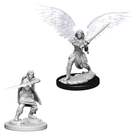WizKids Dungeons & Dragons Nolzur's Marvelous Miniatures Unpainted Minis Wave 6 Female Aasimar Fighter