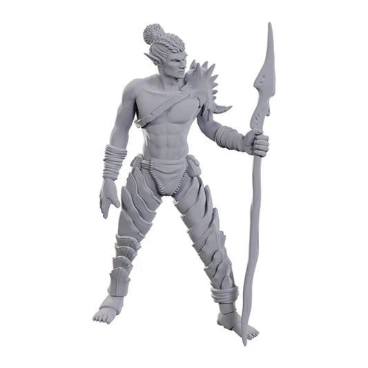 WizKids Dungeons & Dragons Nolzur's Marvelous Miniatures Unpainted Minis Wave 23 Sea Elf Leader