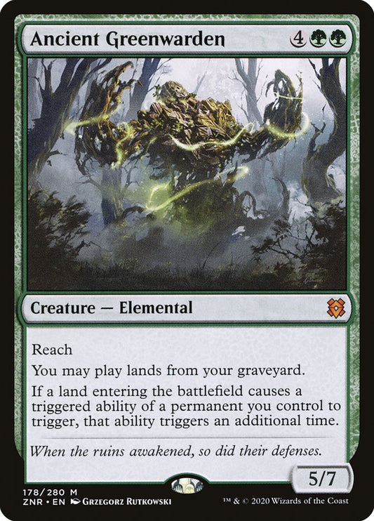 Ancient Greenwarden - Zendikar Rising #178 (Lightly Played)